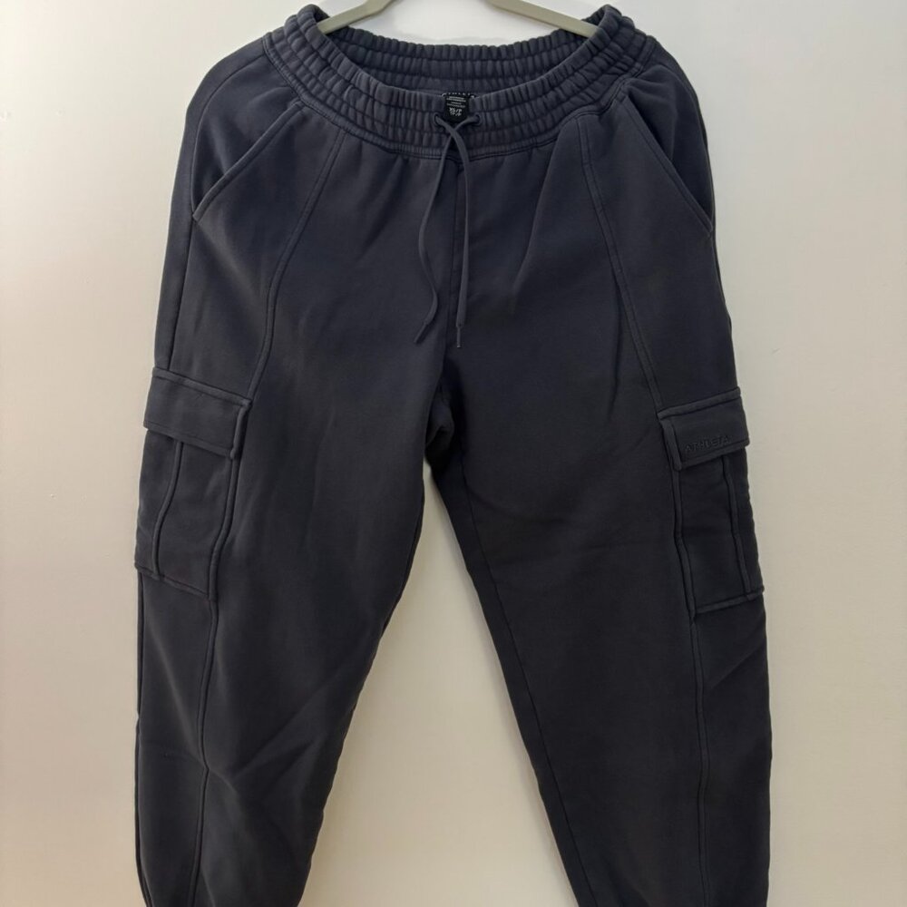 Athleta Forever Fleece Cargo Jogger - Indigo - XS